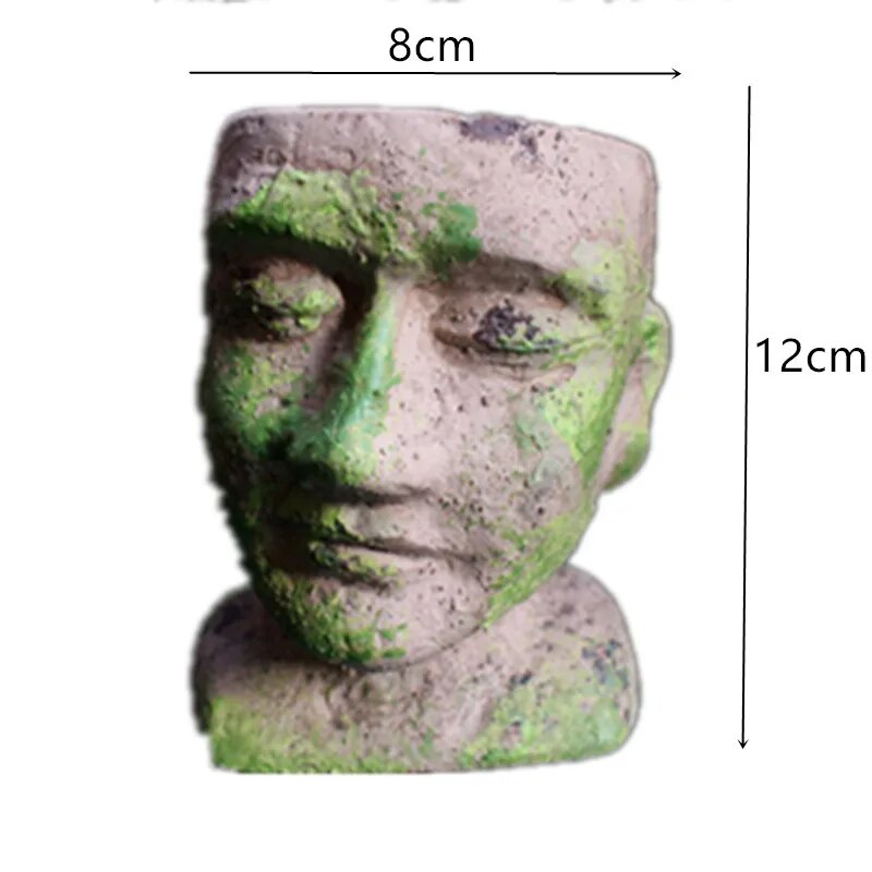 3D Cement Plaster Flower Pot Molds, Concrete Vase Resin Craft Mould, Handmade Silicone Candle Holder, Ashtray Making Tools