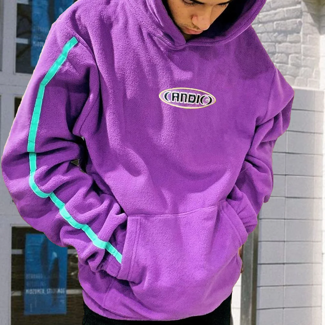 Purple Hooded Sweatshirt-barclient