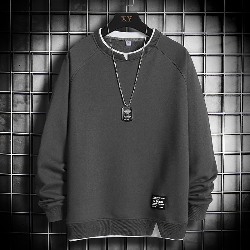Men's Round Neck Long Sleeve Sweatshirt / TECHWEAR CLUB / Techwear