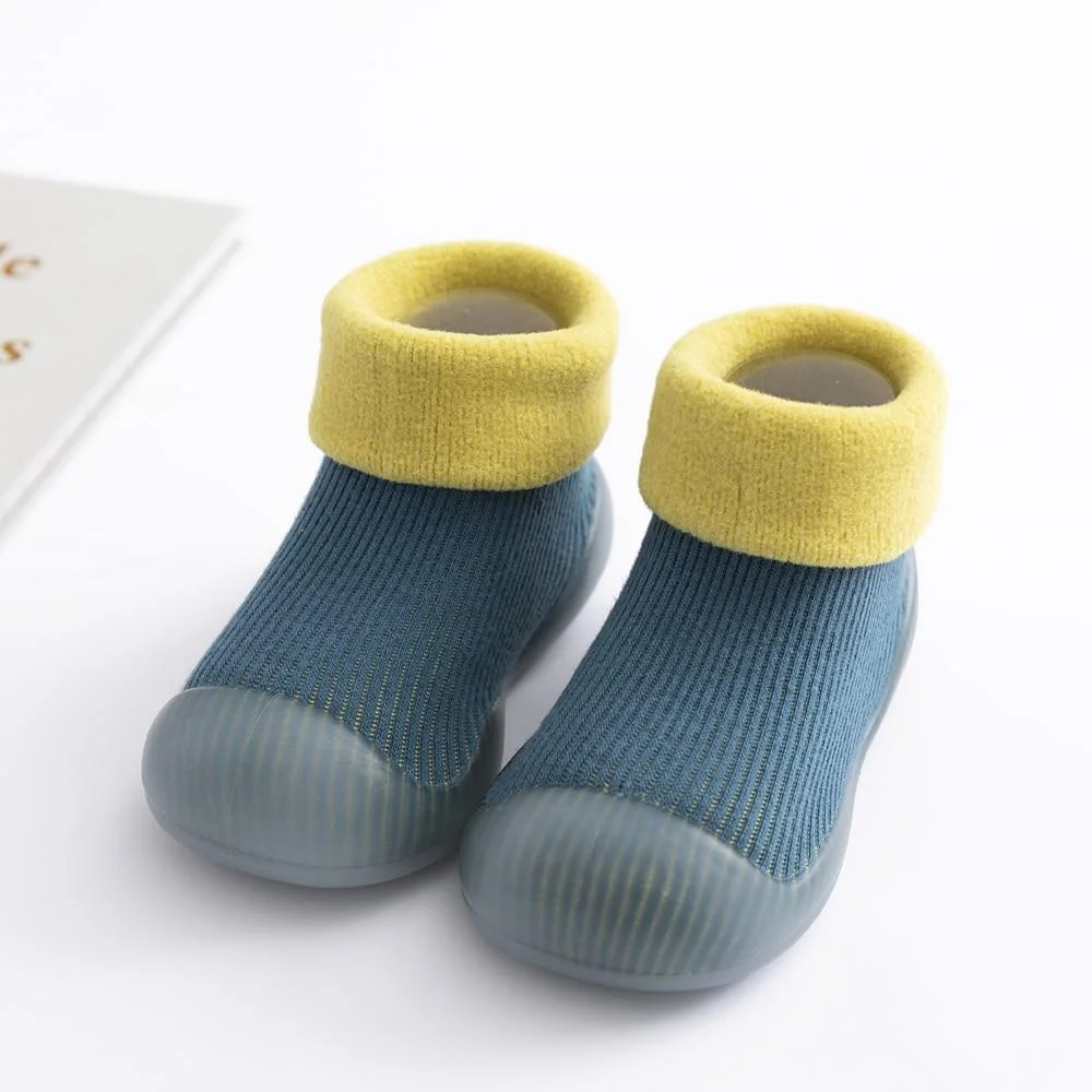 Baby Sock Shoes for Winter Thick Cotton Animal Styles Cute Baby Floor Shoes Anti-slip First Walkers 0-3 Years
