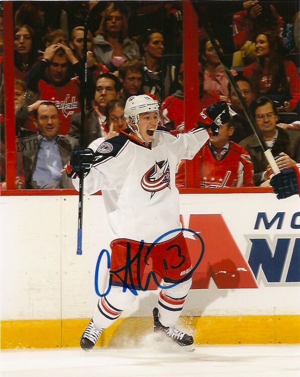 Columbus Blue Jackets Cam Atkinson Signed Autographed 8x10 Photo Poster painting COA