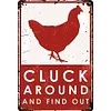Chicken Warning - Vintage Metal Signs(8*12Inch/12*16Inch) - Chicken