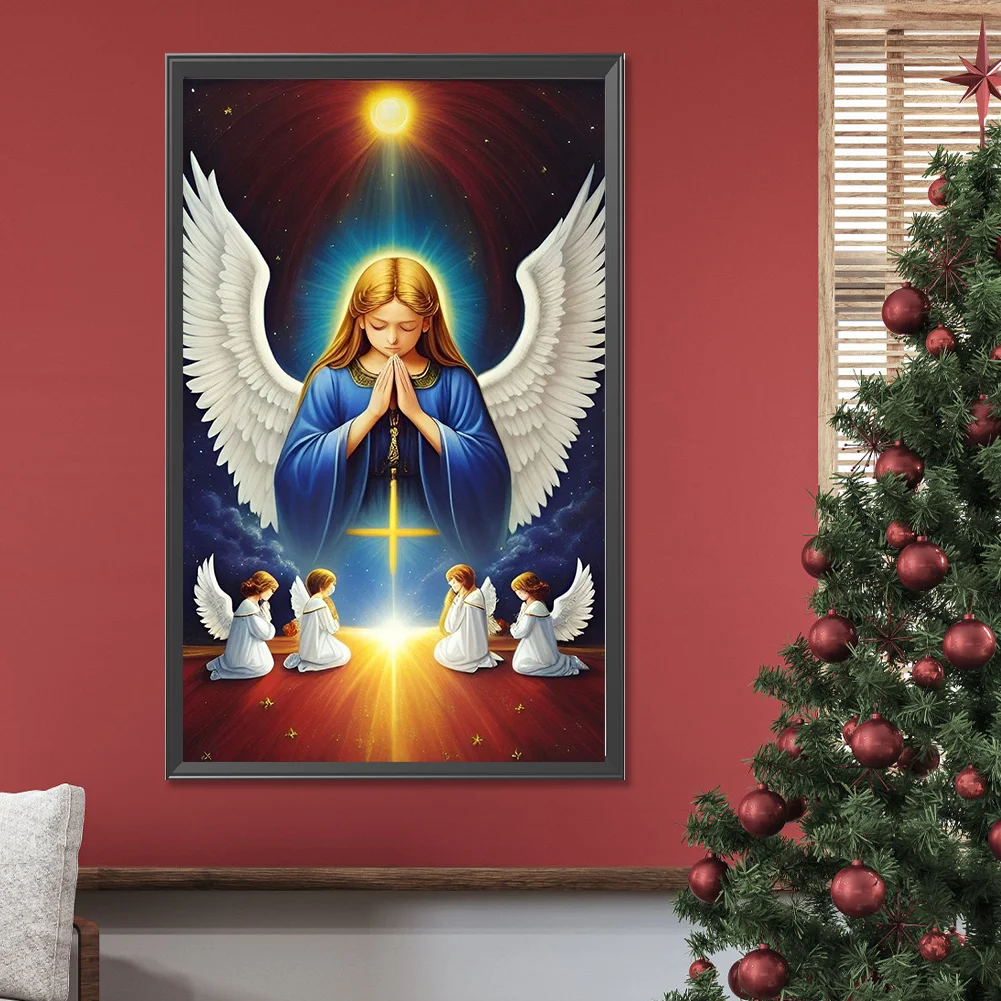 Full Round Diamond Painting 30*50cm - Angel Prayer
