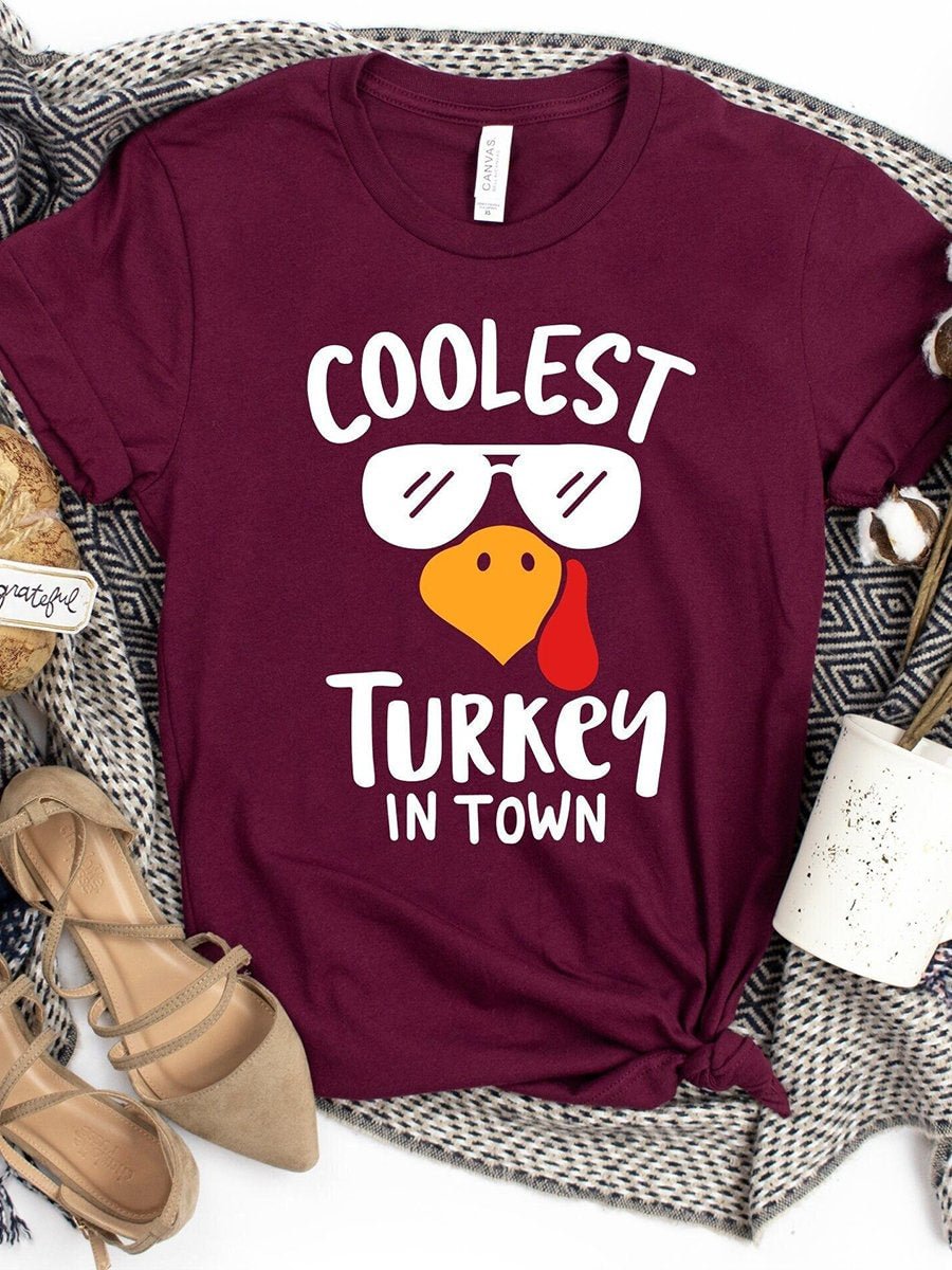 Coolest Turkey In Town T-Shirt