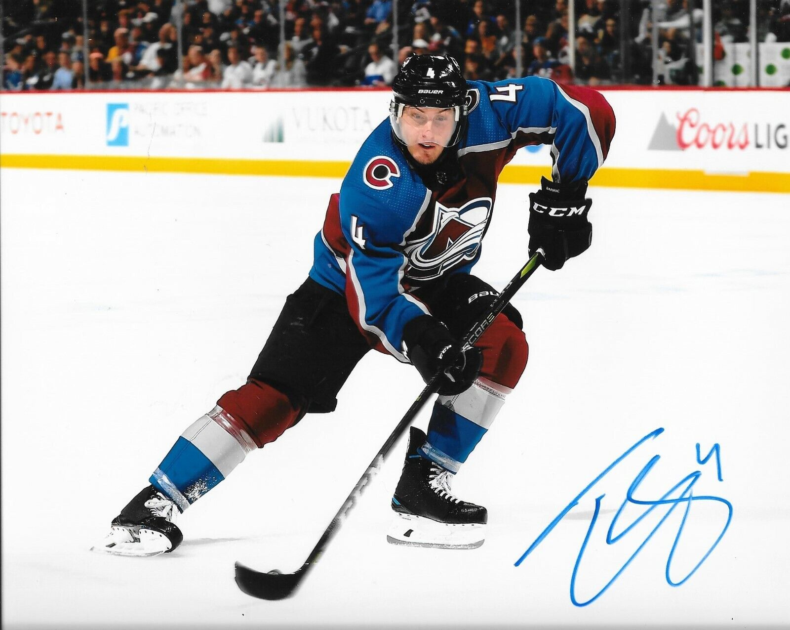 Tyson Barrie signed Colorado Avalanche 8x10 Photo Poster painting autographed Avs 2