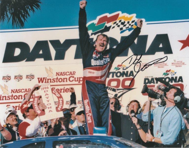 DALE JARRETT Signed NASCAR 8 x 10 Photo Poster painting Autographed