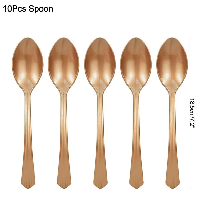 Rose Gold Party Disposable Tableware Set Paper Plate Cup Kids Adult Birthday Wedding Bachelorette Party Decoration Baby Shower