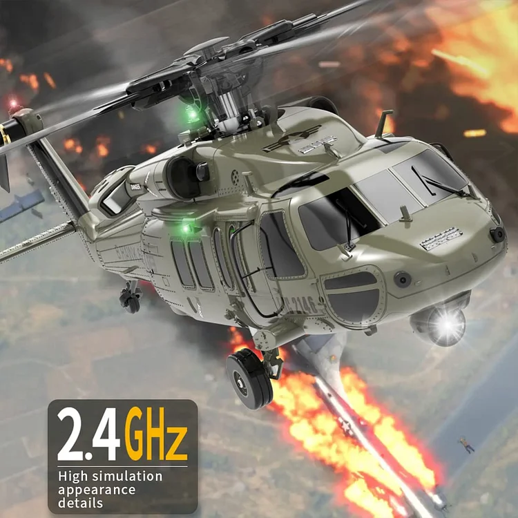 Electric remote-controlled helicopter