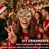 DIY Diamond Painting Christmas Glasses Frame No Lens(Christmas cookies)