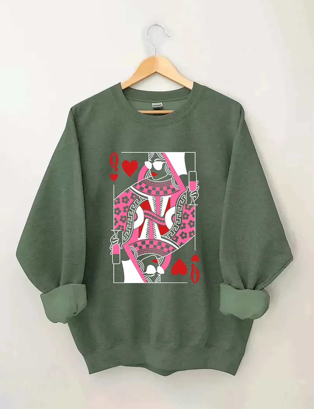 Queen Of Hearts Sweatshirt