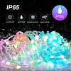 Outdoor LED leather wire light three-wire IP65 waterproof sunscreen app remote control DIY color light string