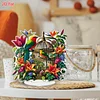 DIY Flower And Bird Cage Diamond Painting Ornaments(Single-Sided)