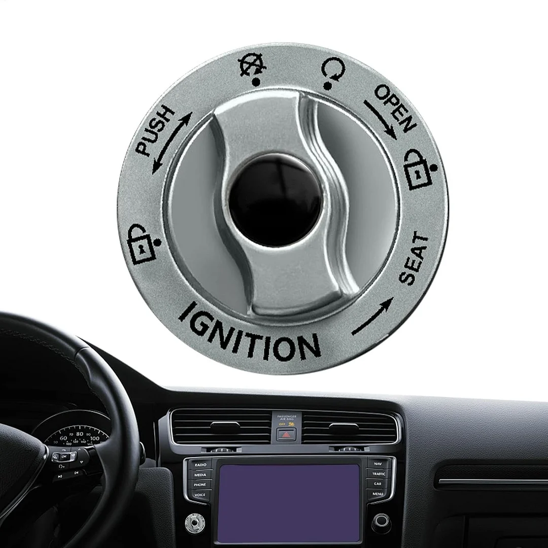 Push Button Start Cover - Metal Car Engine Start Stop Button Cover