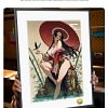 A3 & 4K Size Boa Hancock Ukiyo-e Decorative Painting - ONE PIECE - HuangGua Studio