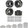 AMK 4pcs Brass Wheel Weights 9mm Wheel Hex Hub Widen Adapter for 1/10 RC Crawler 1.9in/2.2in Wheels Rim Axial SCX10 TRX4 Counterweight
