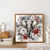 Diamond Painting-DIY Full Round Drill Elephant（40*40CM）