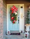 🔥Christmas Hot Sale🔔🍭2022 New Large Candy Bell Swag Christmas Wreath-mysite-Adracos