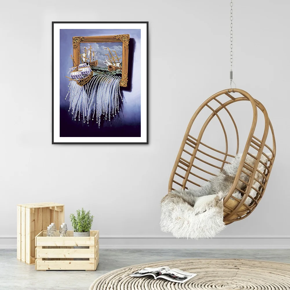 Diamond Painting - Special Shaped Drill - Waterfall(30*40cm)