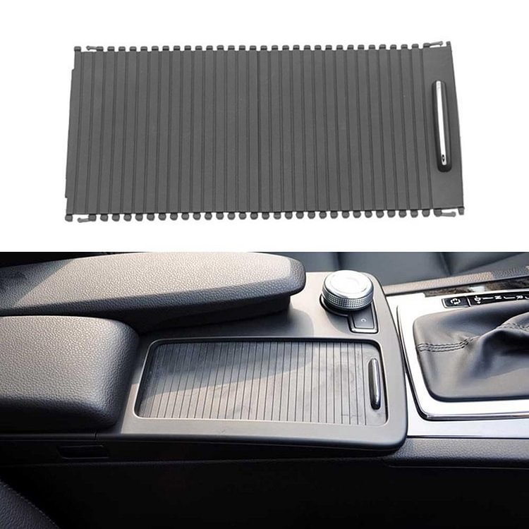 Center Console Cover Slide Roller Blind A20468047089051 Black for W204 S204