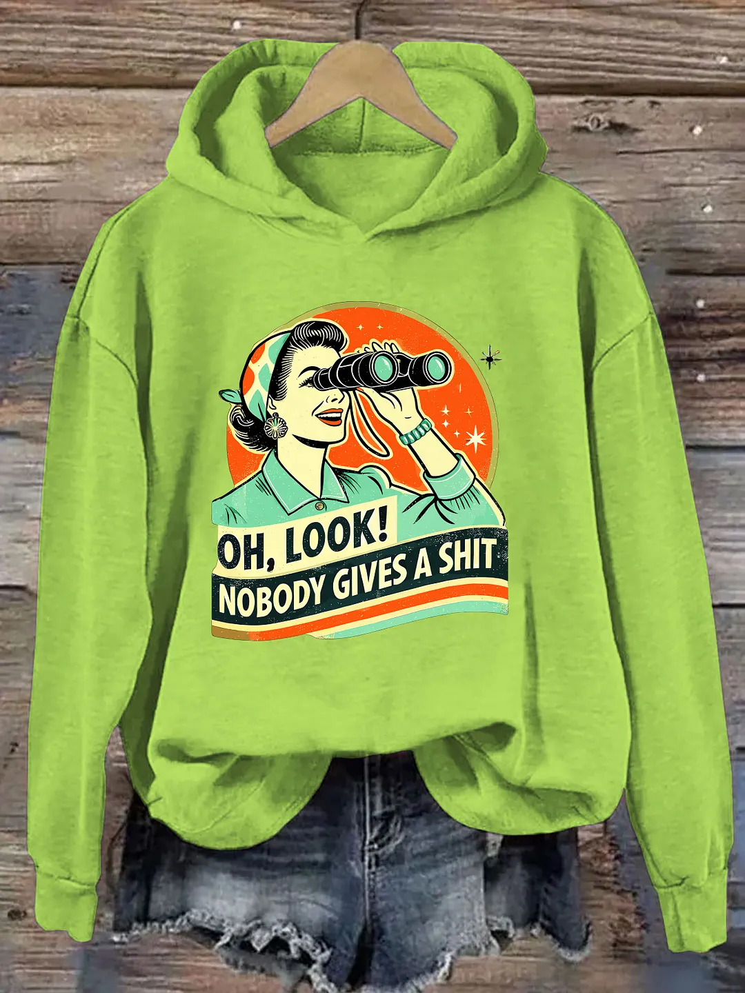 Oh Look Nobody Gives A Shit Hoodie