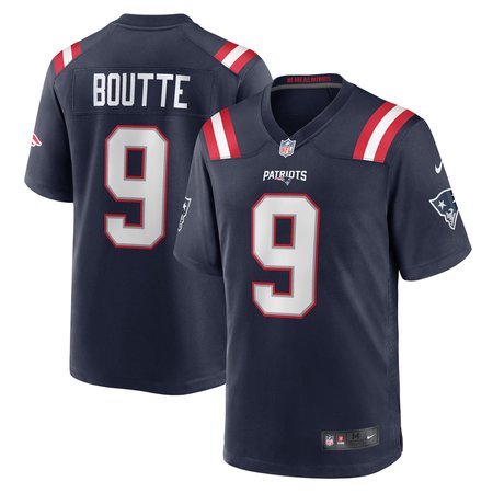 Youth New England Patriots #9 Kayshon Boutte  Navy Game Jersey