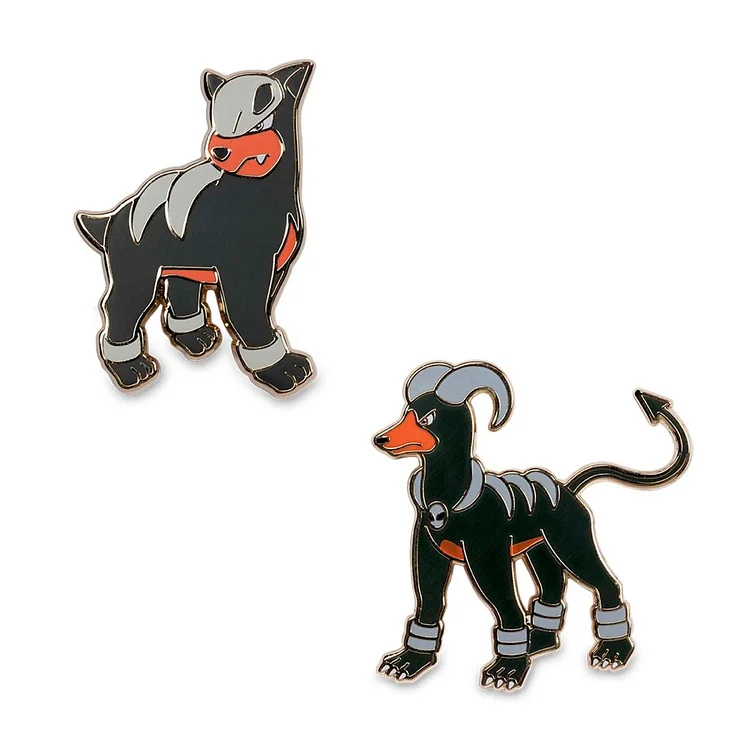 Houndour & Houndoom Pokémon Pins (2-Pack)