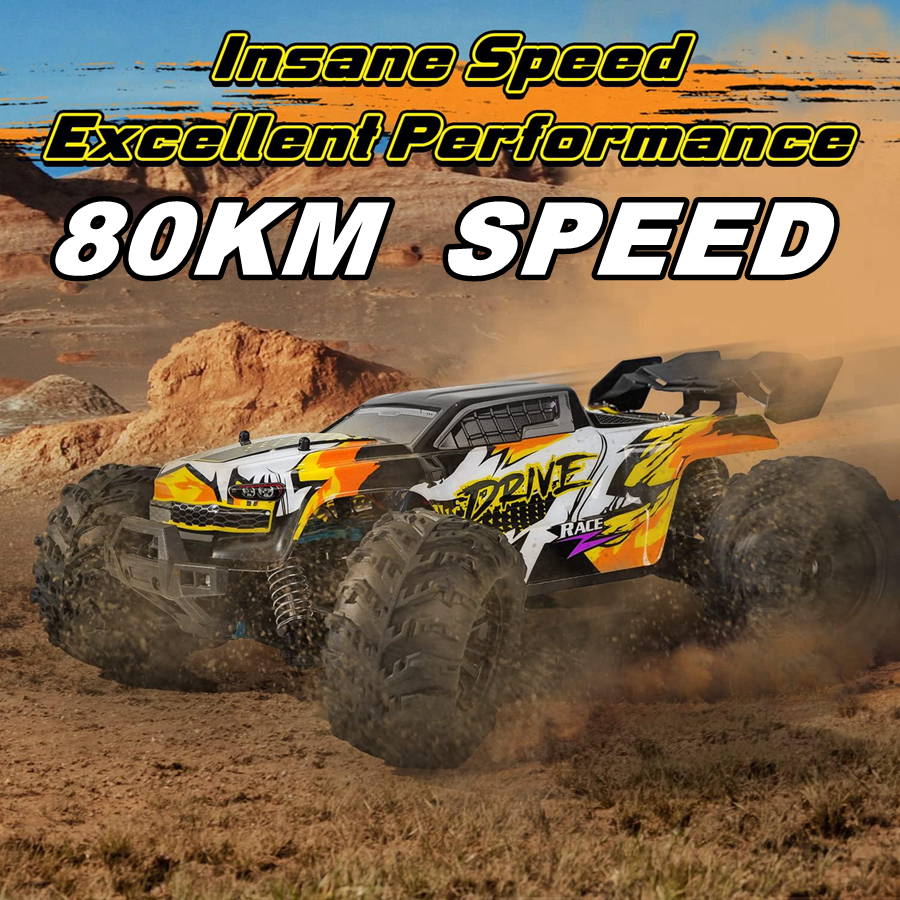 Tegooe 116 Scale High Speed RC Off-Road Racing Truck - 4WD Remote Control Toy