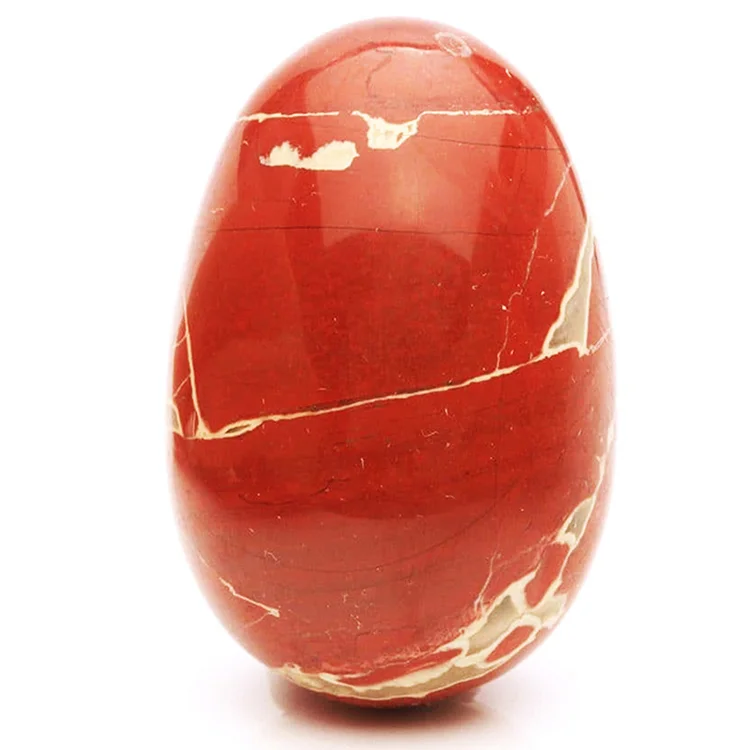 Easter Red Jasper Fire Spirit Crystal Egg