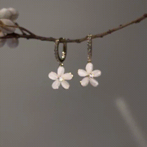 Simple Flower Earrings
