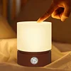 Multifunctional Bedside Lamp Cylindrical Table Lamp Study Bedroom LED Reading Lamp