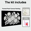 uk.everydayedeals DIY Pearl Painting With Frame - Handmade Self-Adhesive Pearls - Bouquet(20*30cm)