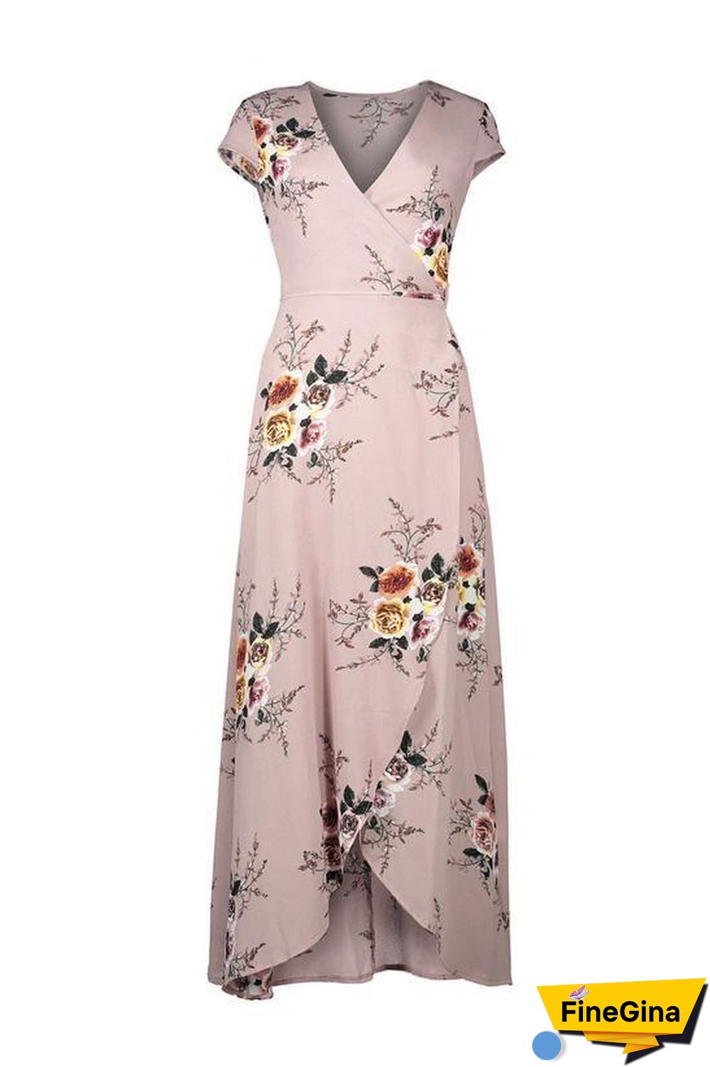 Floral Bohemian Beach Dress