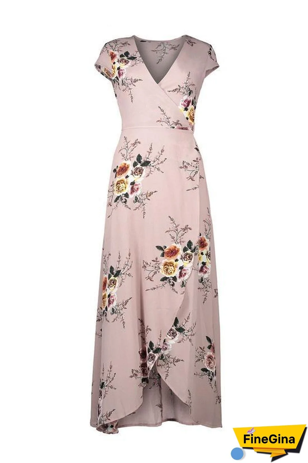 Floral Bohemian Beach Dress