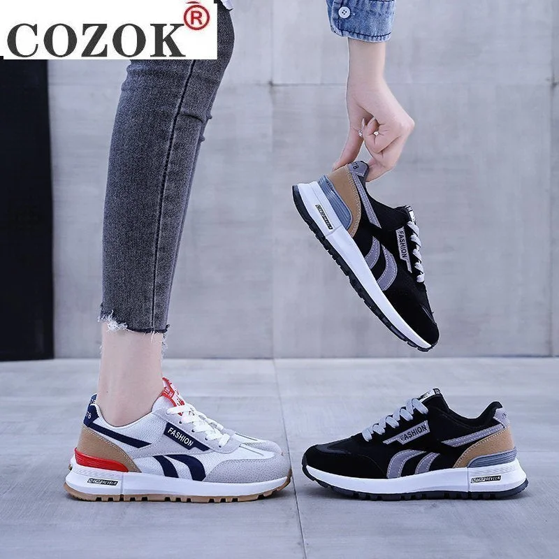 Women 2021 Spring New Wild Forrest Shoes Breathables Sneakers Student Casual Shoes Comfortable Running Shoes Sneakers Women