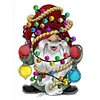 Diamond Painting-Round AB Drill Christmas Gnome(45*60CM)
