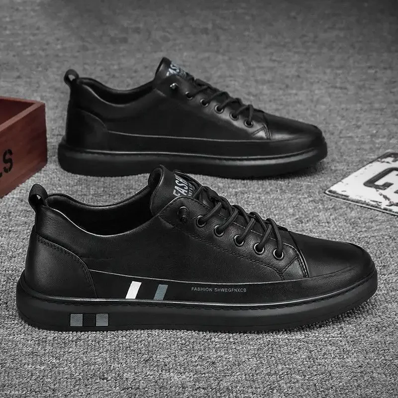 Letclo™ Men's Casual Versatile Genuine Leather Shoes letclo Letclo