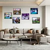 (US Only)6pcs Diamond Painting - Full Round Drill - Beautiful Scenery (Canvas|40*30cm)