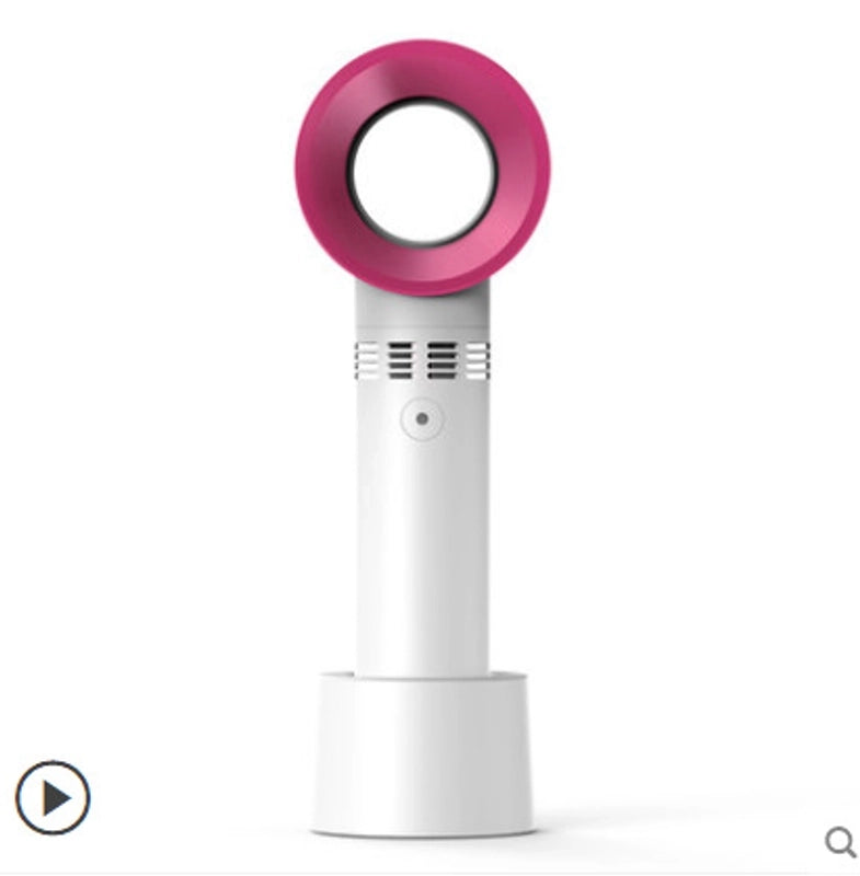 New Bladeless Mini Little Fan Creative Handheld Portable Usb Charging Gift Fan Handheld Fan