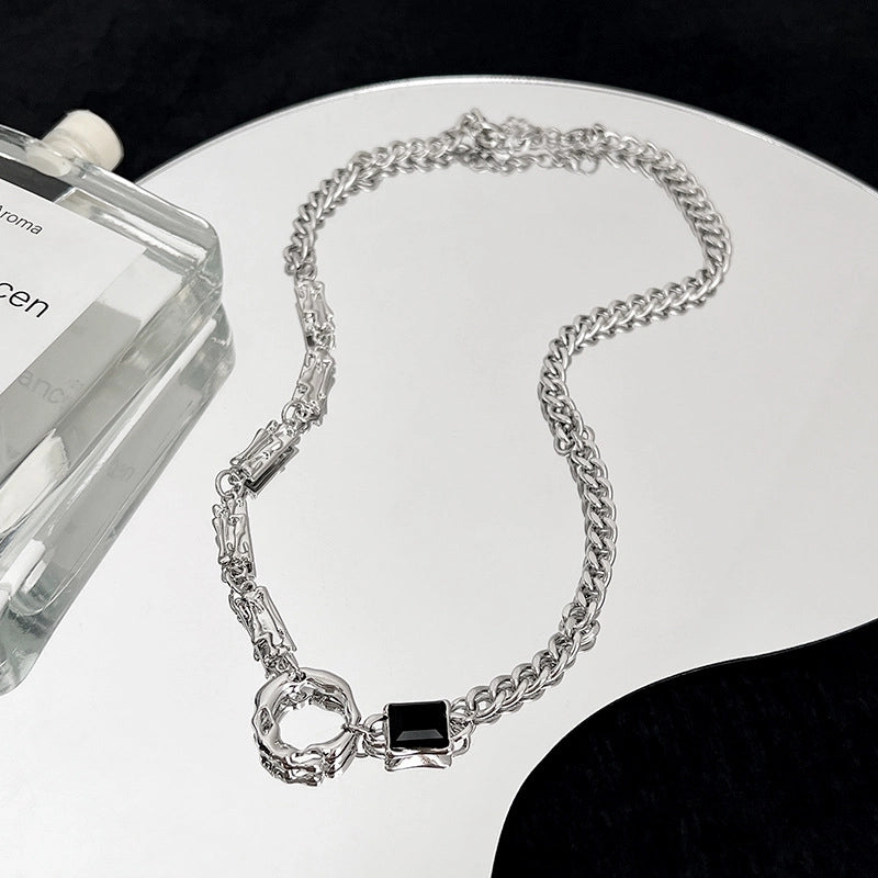 Minimalist Geometric Titanium Steel Plating Unisex Necklace