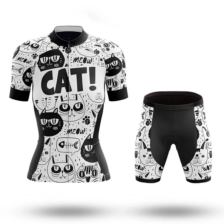Cat Women's Short Sleeve Cycling Kit