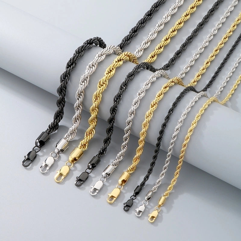 Minimalist Geometric 304 Stainless Steel 18K Gold Plated Unisex Necklace