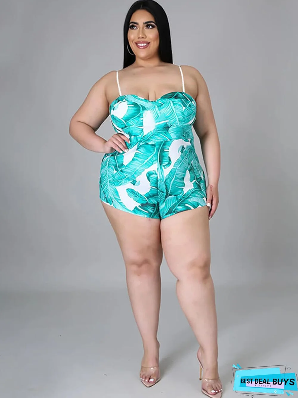 Two Piece Sleevelesss Mesh Dresses & Romper