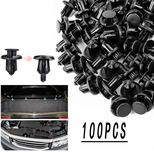 Dronehint Parts Bumper Clips 10mm Hood Fender Push Rivets Retainer Fasteners For Honda (For: Acura) Parts