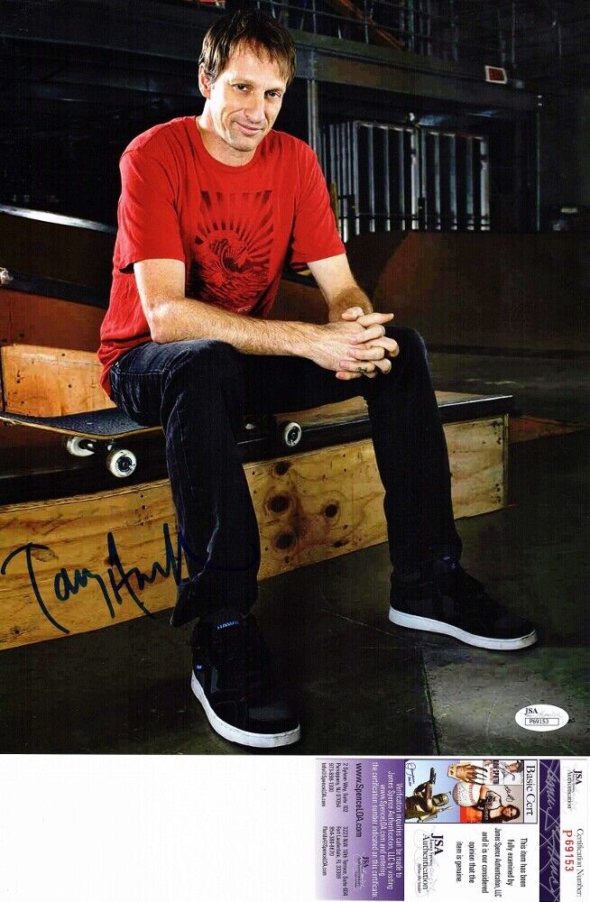 Tony Hawk Signed Autographed Skateboarder 11x14 inch Photo Poster painting - JSA Authenticity