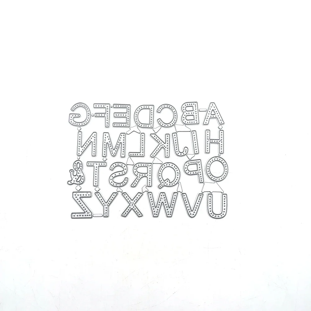 Athvotar DIY Knife Mold Carbon Steel Knife Mold Children DIY Pogravide Cut Cut Version Capital Letter