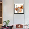 >SALE<5D DIY Partial Special Shaped Drill Diamond Painting Butterfly Decor 30x30cm