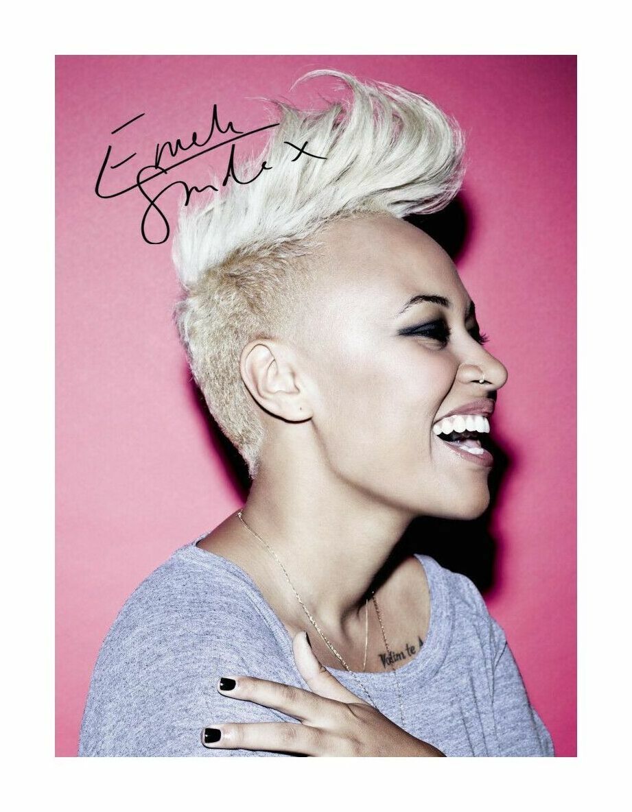 EMELI SANDE AUTOGRAPH SIGNED PP Photo Poster painting POSTER