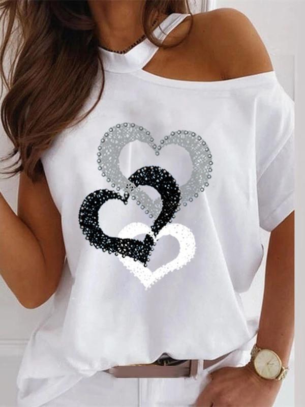 Women Half Sleeve V-neck Solid Color Dress