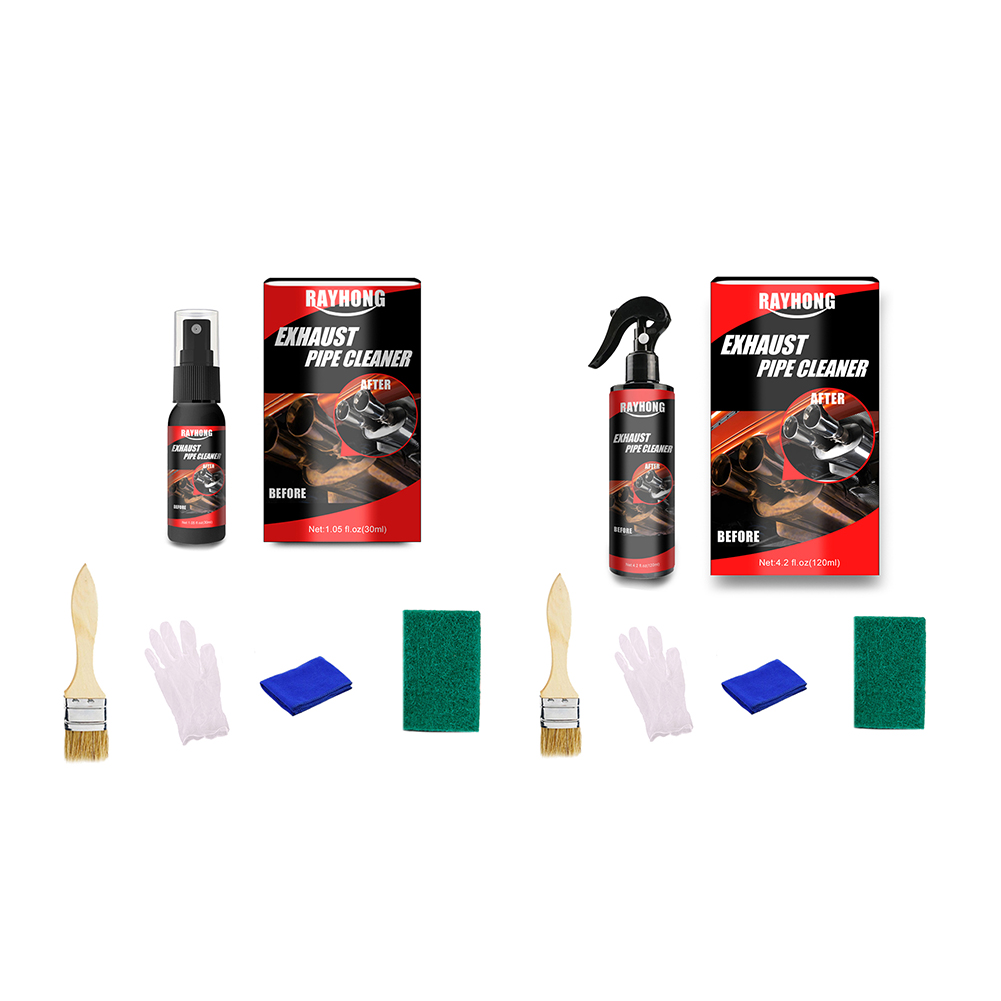 

Metal Surface Rust Remover Spray Motorcycle Car Exhaust Pipe Cleaner Kits, 120ml, 501 Original