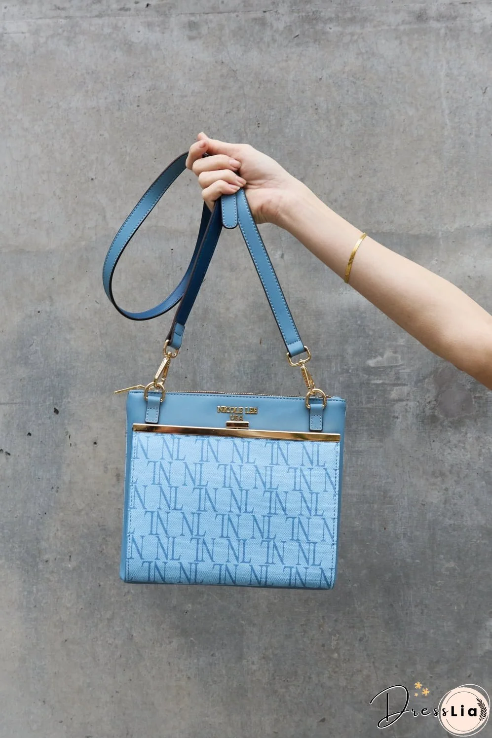 Nicole Lee USA Tatiana Monogram Crossbody Bag